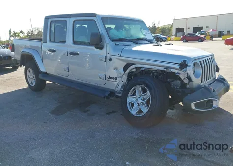 2023 Jeep Gladiator Sport S 4X4 из США, поврежденный, VIN 1C6HJTAG4PL529318